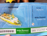 ferry ticket