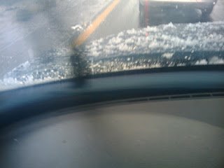 – Snowing slush and hail halfway between Tucson and Phoenix – Snowing slush and hail halfway between Tucson and Phoenix