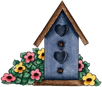 Bird House and Flower-770619