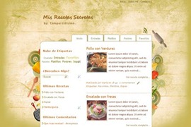 Plantilla Mis Recetas Secretas