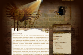 Plantilla Fantasia Nocturna