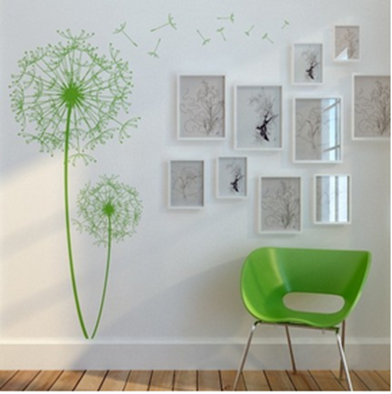 Decoración usando Diente de León DIENTE DE LEON habitacion