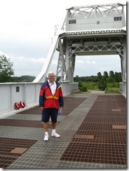 Ken on original bridge.