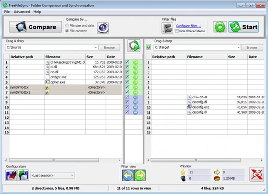 FreeFileSynch 1