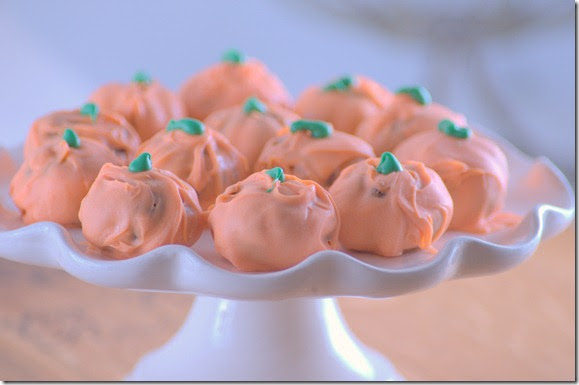 Pumpkin Shaped Cake Pops Pumpkin Shaped Cake Pops