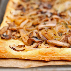 Mushroom and Ajwain Pissaladière