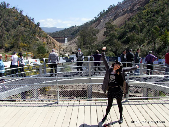 Cotter Dam observation platform