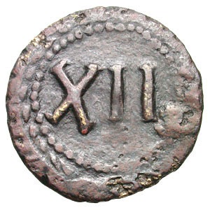Древние монеты - жетоны с сексуальными сценами.