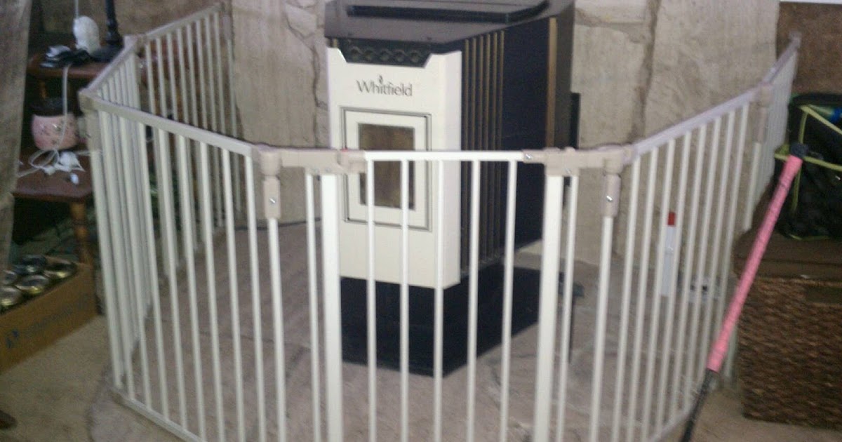 Around with the Rounds Fireplace Fence