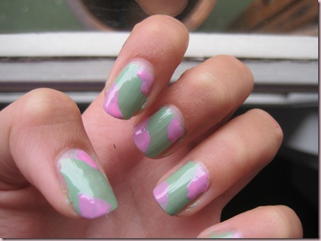 nail art - sweets minty and sugar 115