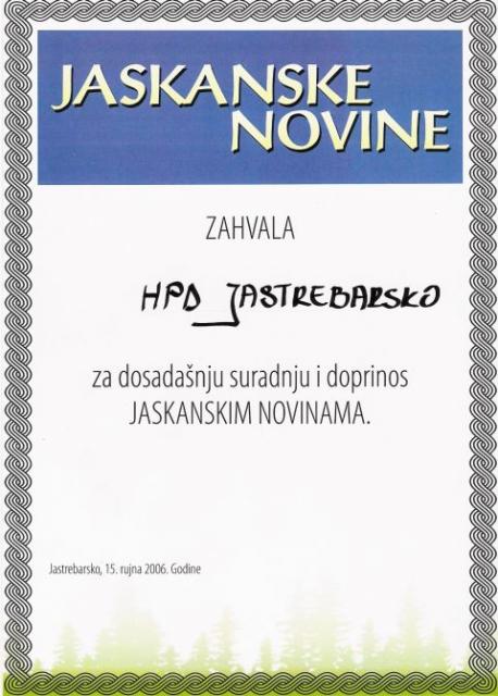 Zahavala Jaskanskih novina
