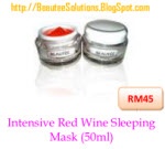 beautee red wine sleeping mask