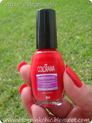 Esmalte Melancia Colorama - Blog Pink Chic