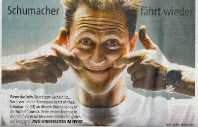 Михаэль Шумахер в немецком журнале