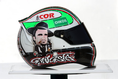 шлем Витантонио Льюцци специально к Гран-при Италии 2010