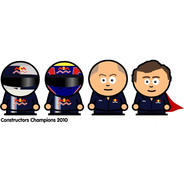 Red Bull становится обладателем кубка конструкторов на Гран-при Бразилии 2010