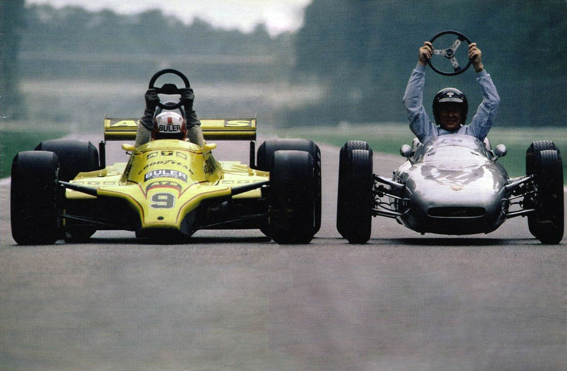Марк Зурер на ATS и Дэн Герни на Porsche Хоккенхаймринг 1980 год
