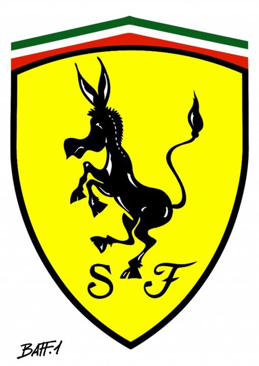 логотип Ferrari с осликом