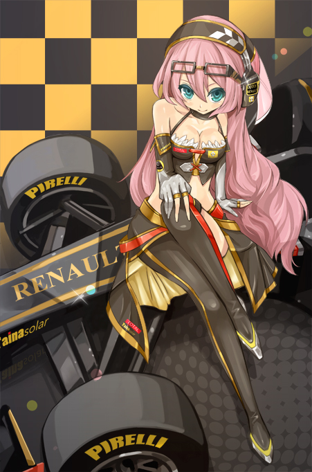 анимешая девочка Lotus Renault от pondel