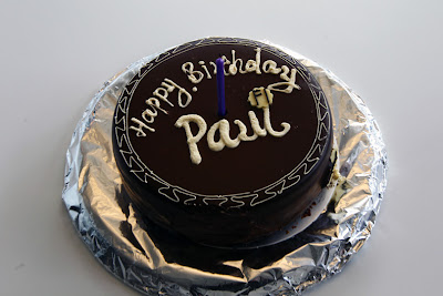 торт для Пола ди Ресты в честь 25-летия на Гран-при Китая 2011