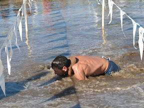 Getting low to clear the ropes