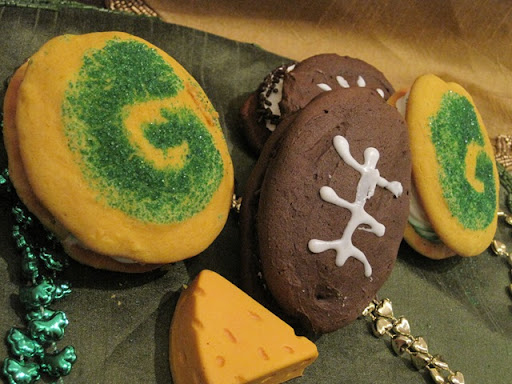 And because I get to make Green Bay Packer Whoopie Pies