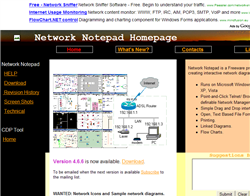 ネットワーク図を簡単に作成できるフリーソフト　アイコン集も搭載　Network Notepad
