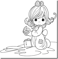 Baptism ideas coloring pages