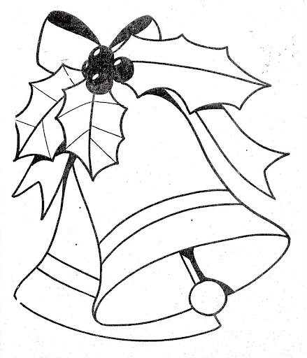 Christmas wreath coloring page
