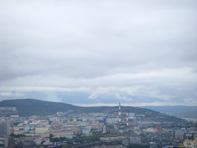 丘の上から見た街