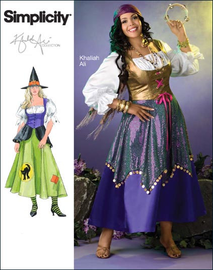 Todo Halloween: Disfraz casero de bruja con patrones