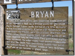1555 Ghost Town of Bryan WY on Lincoln Highway
