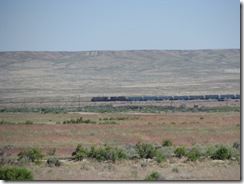 1557 Train on Lincoln Highway west of Bryan WY