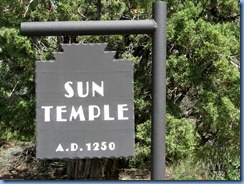 5912 Mesa Verde National Park Sun Temple CO