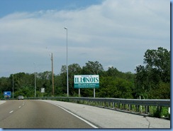 6763 I-270 Welcome to Illinois sign IL