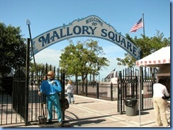 7292 Key West FL - Conch Tour Train 1st stop Mallory Square