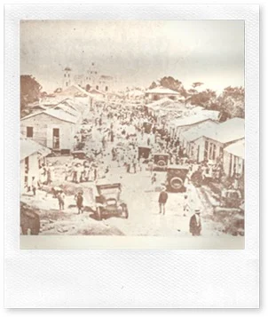 Fiestas de Las Mercedes, en 1925, en el Santo Cerro, La Vega