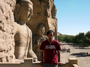 At Yongang Caves (China, 2010)