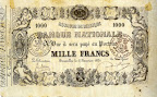 Le premier billet de la Banque nationale (1851) - Het eerste biljet van de Nationale Bank (1851)