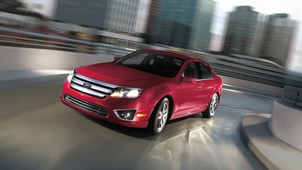 Ford-Fusion-Hybrid-2010-red-metallic