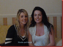 Nicola and Sarah