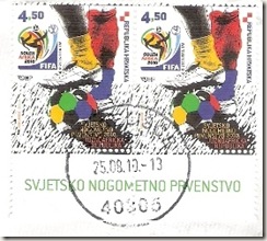 Croatia-WC2010-Stamp Croatia-WC2010-Stamp