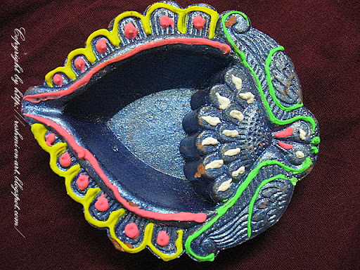 Decorated-Diwali-Designer-Diya