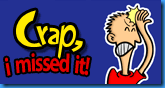 Crap, I missed it logo Crap, I missed it logo