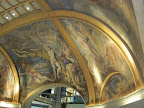 Painted ceiling of the Gallaria Pacifico shopping mall