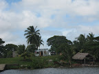 from boat to Pearl Lagoon