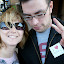 We stubled upon a Hillary rally in Indianapolis in May 2008, and Emily's a sucker for free stickers. Oh, and Hillary.