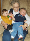 Grandma Timmerman with Jack and Kahle