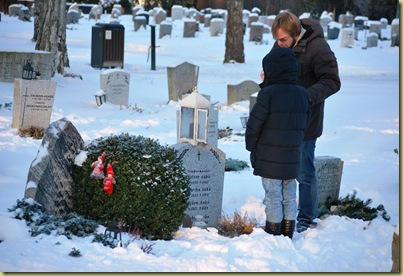 At the Graveyard - Seb and Niklas in Grief
