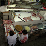 Having breakfast in the Market